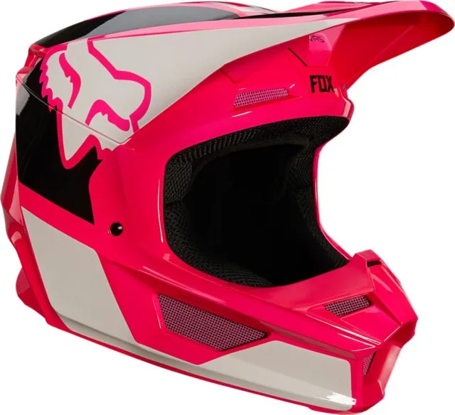FOX RACING MOTORCYCLE Helmet MX Dirt Bike Motocross Off-Road V1 Core ...