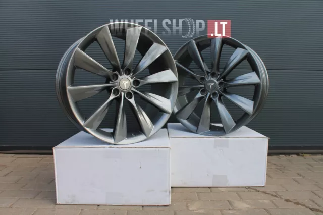 Tesla Model S Turbine Style R21 5x120 alloy wheels 4 x 21 inch 8,5J+9J Felgen