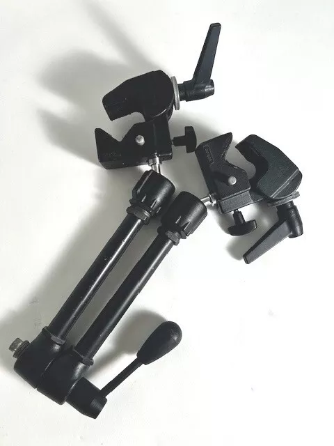 Manfrotto Magic Arm + 2 x Superclamps Excellent Condtion
