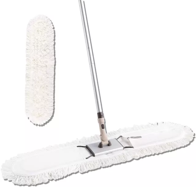 Eyliden 36" Professional Industrial Dust Mop, Commercial Cotton Dust Mops Broom