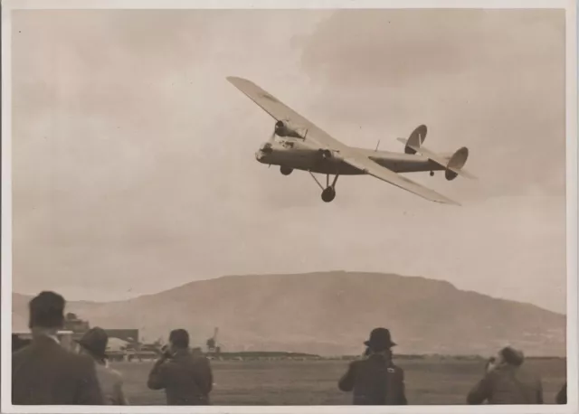 Bristol Bombay Inflight Original Vintage Press Photo Raf Royal Air Force