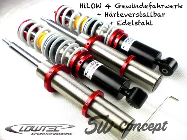 Lowtec Gewindefahrwerk HiLOW 4 Audi Q2 GA inkl Quattro Verbundlen 0-90mm 0282094