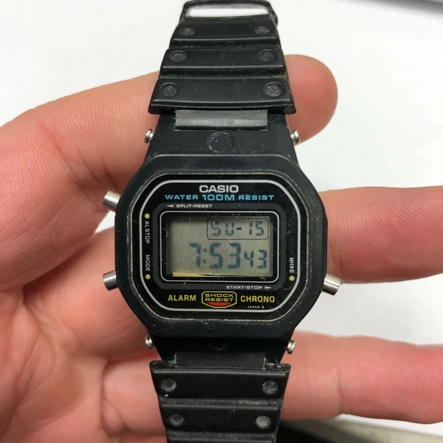 G SHOCK 1980'S CASIO DIGITAL WATCH 540 DW500 JAPAN SHOCK RESISTANT NEW