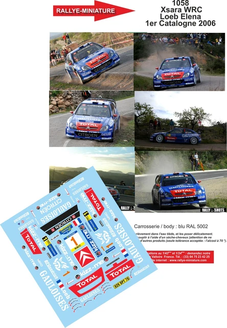 Coffret Solido 1/18 - Citroën Xsara N°14 Michelin Rallye Catalogne - Occasion