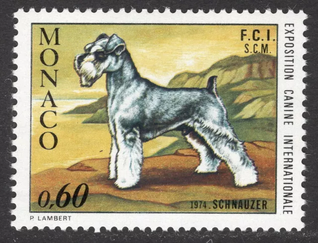 Monaco #YT963 MNH 1974 Schnauzer [910]