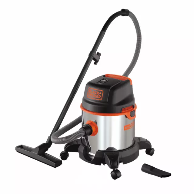 BLACK+DECKER Aspiratore Solidi e Liquidi BXVC20XE (1400 W, 20 l)