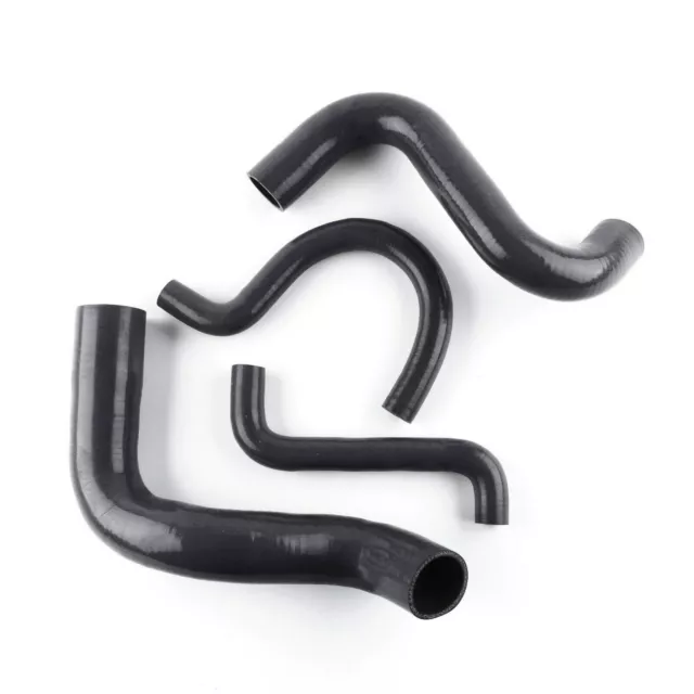 Black Silicone Radiator Coolant Hose Kit For 1991-1993 Ford Falcon EA EB 6CYL