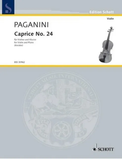 Nicolò Paganini | Capriccio N. 24 La M. (Kreisler) | Buch | Schott Music