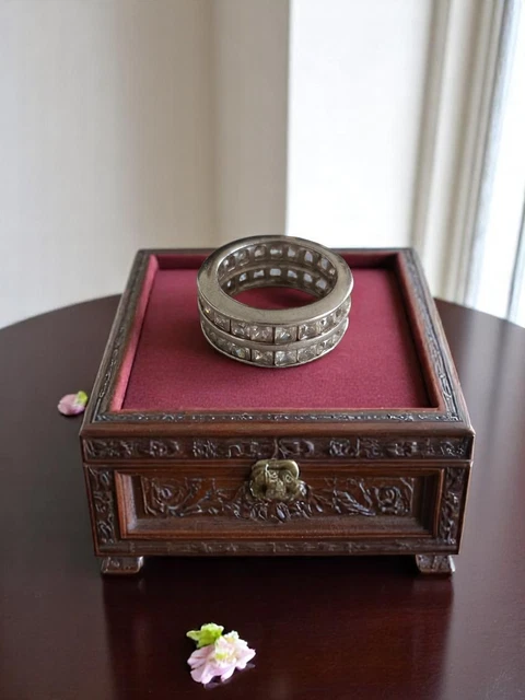 Bague Fantaisie Vintage Taille 57 – Accessoire Rétro Chic Pour Collectionneurs