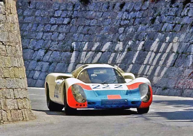 Jochen Neerpasch, 1968 Targa Florio, Porsche 907, A4 Photo