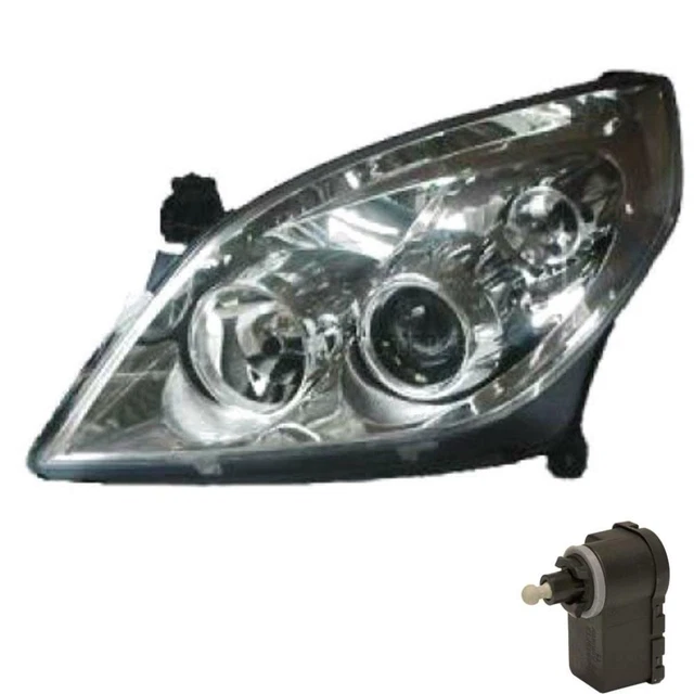 Halogen Headlight Left Vauxhall Signum Vectra C 09.05-08 Incl. Motor 1395191