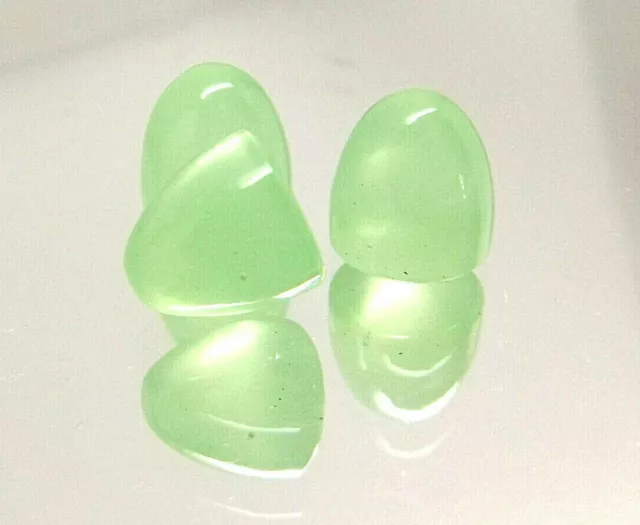 1x Prehnite Vrac Pierres Précieuses - Rond Cabochon Kegen / Quilles 8,0x8,0mm (