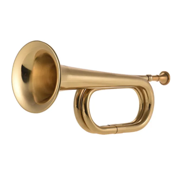 Gold-plated Trumpet For Easy Playing And Distinctive Bugle Calls Gold Durable