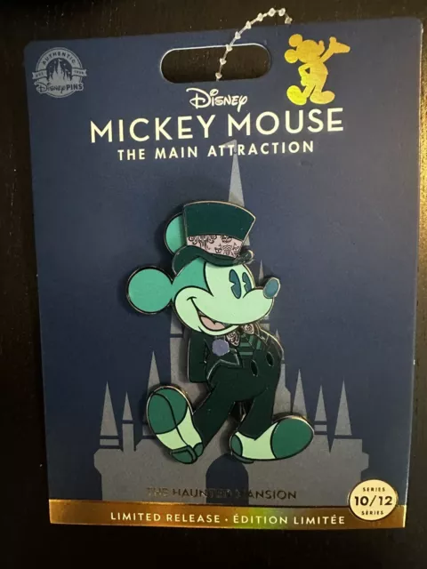 Disney Mickey Mouse The Main Attraction Haunted Mansion Pin 2022 10/12 October