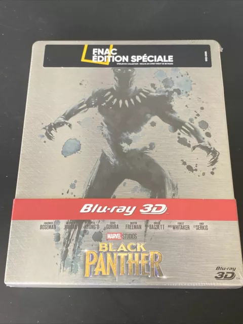 Black Panther Bluray 3D + Bluray Steelbook  Fnac Edition Avec Livret France Neuf