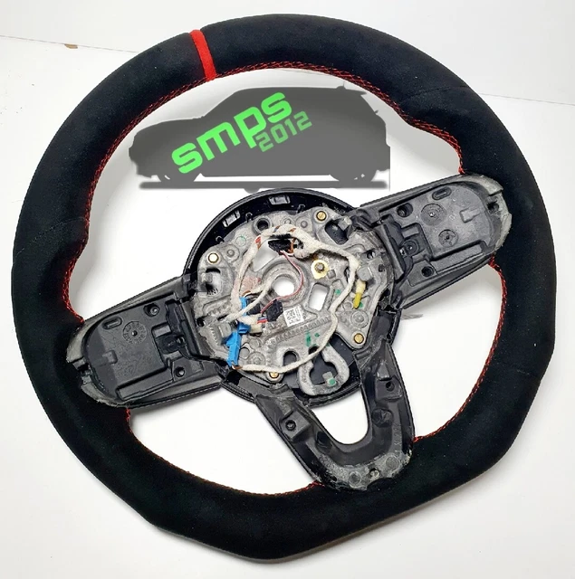 Couvercle Bague De Direction ABS Noir/Rouge Pour BMW Série 5 G60 2024-2025 - 4