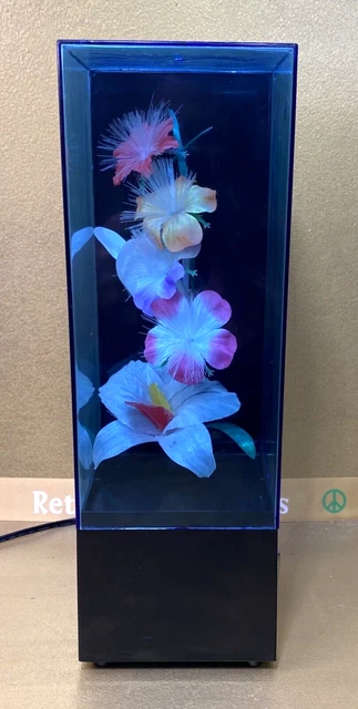 Fiber Optic Flower Lamp Light Color Changing Bedroom Decor Girl Room Retro '80s