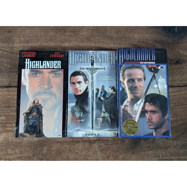 HIGHLANDER VHS MOVIES Christopher Lambert Sean Connery The Gathering ...