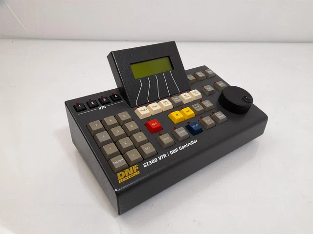 DNF Controls ST300 Tilted Display Slow Motion VTR/DDR Controller No Power Supply DNF Controls ST300 Tilted Display Slow Motion VTR/DDR Controller No Power Supply
