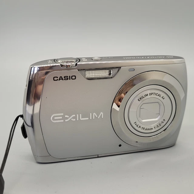 Casio Exilim EX-Z350 12.1MP Compact Digital Camera Silver Tested