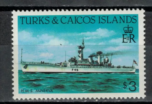 Islas Turcas y Caicos, Scott 591 en estado montado (CV ~ $14)