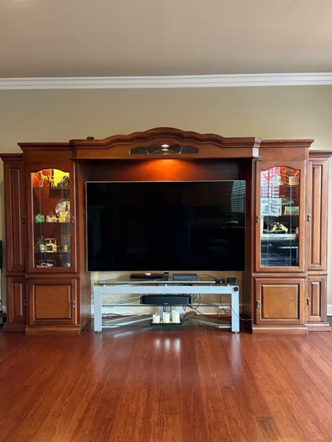 Thomasville TV Entertainment Center -  can fit up to 75" TV  (contents not incl)