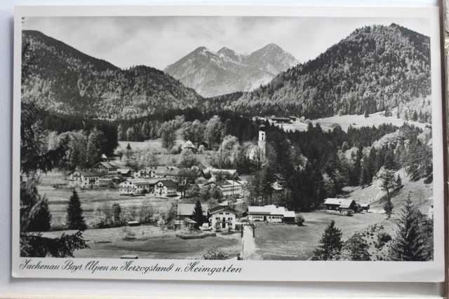 AK Jachenau Bayr. Alpen mit Herzogstand u. Heimgarten #PE936
