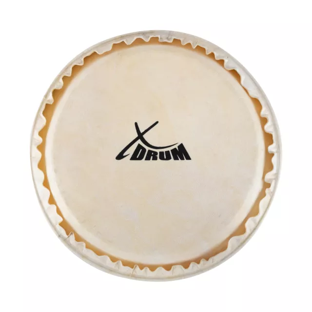 7" XDrum Bongo Natur Fell Percussion Fell Trommelfell Drums Ersatzfell Ersatz