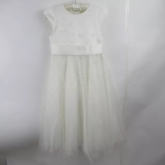 Pearce Fionda Debenhams Bridesmaid Party Dress Age 7 Ivory Wedding Occasion