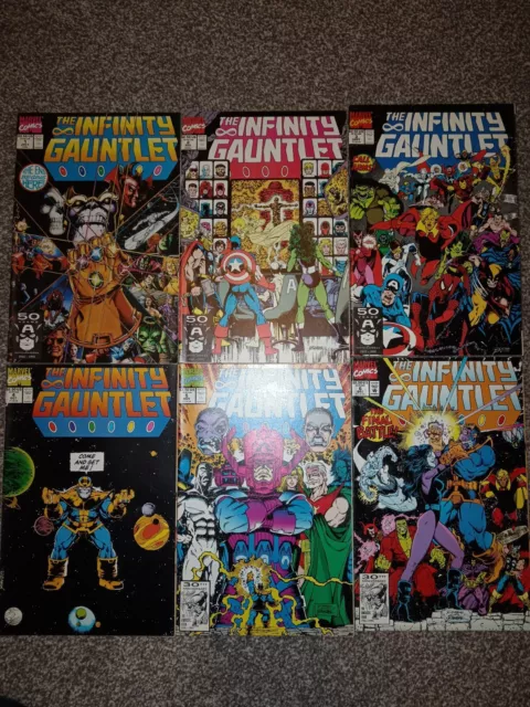 The Infinity Gauntlet / Issues 1-6 / Complete Set /  Marvel Comics