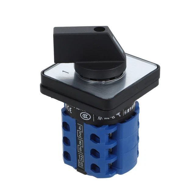 CHANGEOVER SWITCH ROTARY Cam Selector Switch 3-position Changeover ...