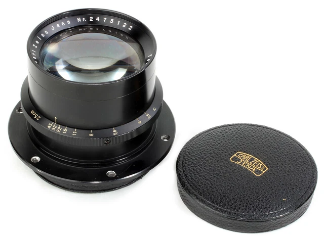 Carl Zeiss TESSAR 1:3,5 f=25cm No.2473122 Jena TOP & CLEAN & FUNKTIONIERT !!!