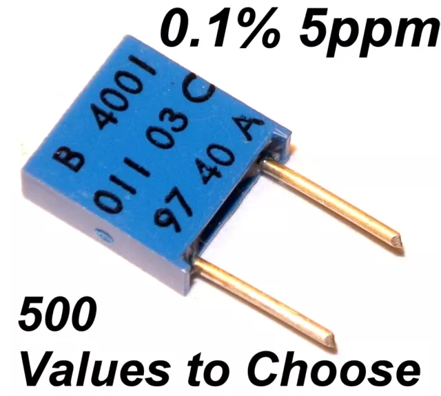 0.1% 5ppm 0.5W Very High Precision Vishay SFERNICE Foil resistor values 2R - 3K3