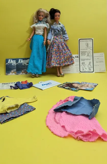Vintage Kenner Darci Cover Girl Dolls with Erica Top/Shoe- Port/Photos++Cloths