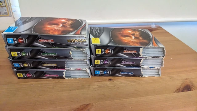 Star Trek Voyager Season 1 2 3 4 5 6 7 DVD boxed sets 52 discs free post M