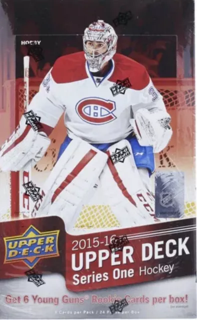 2015-16 Upper Deck Series 1 Hockey Sealed Hobby Box. Connor McDavid Young Guns?