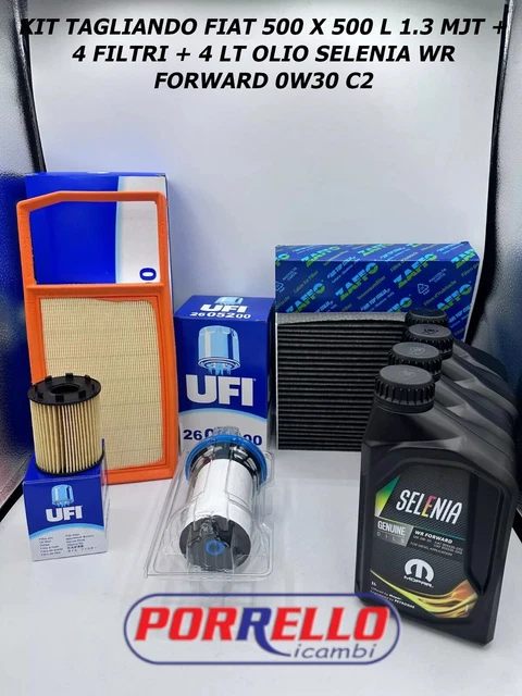 Kit Tagliando Completo Per Jeep Renegade 500X 1.6 Multijet - Filtri Bosch + Olio Castrol 5W30 - Foto 11