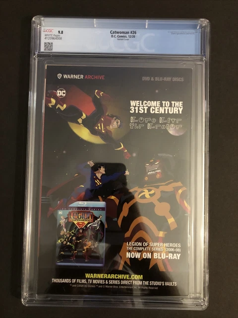 Catwoman #26 12/20 DC Comics CGC Graded 9.8 Jenny Frison Variant Cover 3