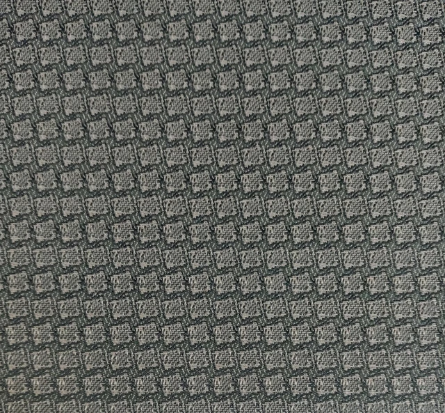 VINTAGE BLACK & Gray Fabric for Speaker Grill Cloth Antique Radio