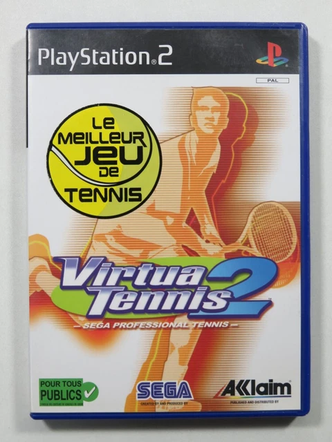 Virtua Tennis 2 Sony Playstation 2 (Ps2) Pal-Fr Occasion