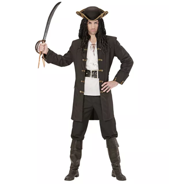 "PIRATEN KAPITÄN" Mantel Piratenkostüm Kostüm Pirat Gr. M Piratenkostüm neu