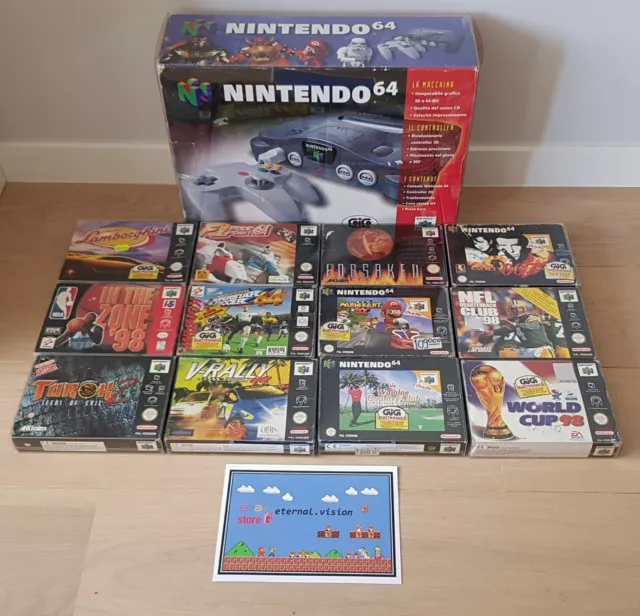 [N64] Bundle 1 - Console Nintendo 64 + Games (Pal)