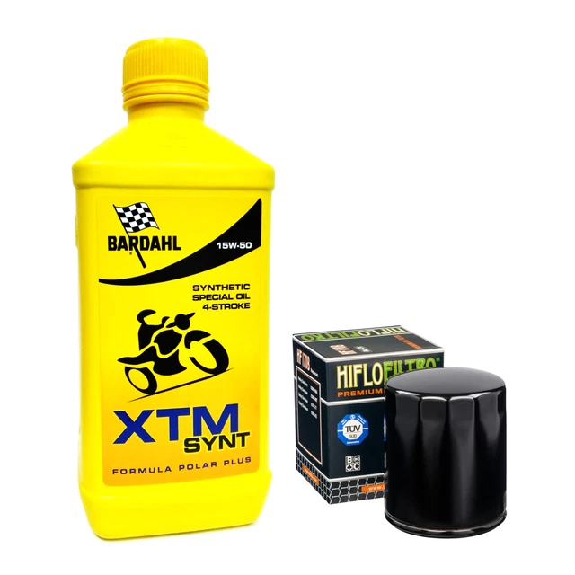 Aceite De Moto Sintético Bardahl XTM/Synt 15W50 | 1 Litro | Para 4 Tiempos | Multigrado