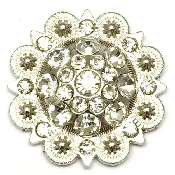 ★Straß Blumen★Conchos★Silber★Strass Blume★Concho★Western Sattel★Dekoration★show