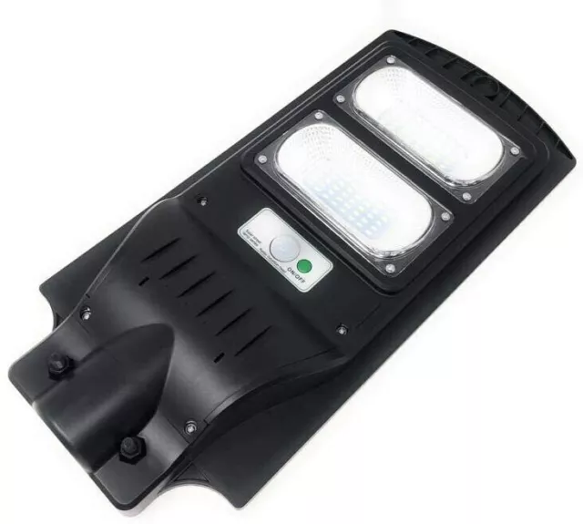 faro faretto lampione stradale con pannello solare 60w