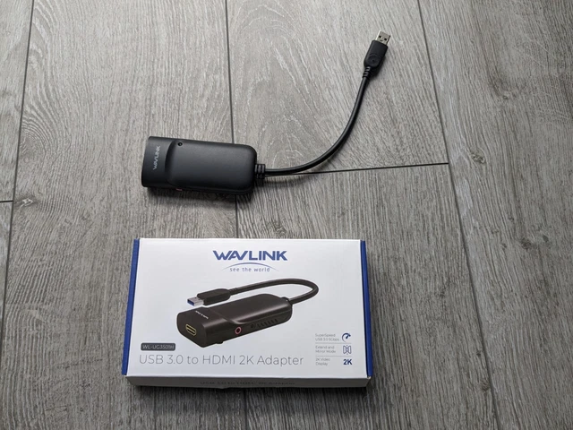 WAVLINK USB 3.0 to HDMI 2K Adapter (WL-UG3501H) £15.00 - PicClick UK