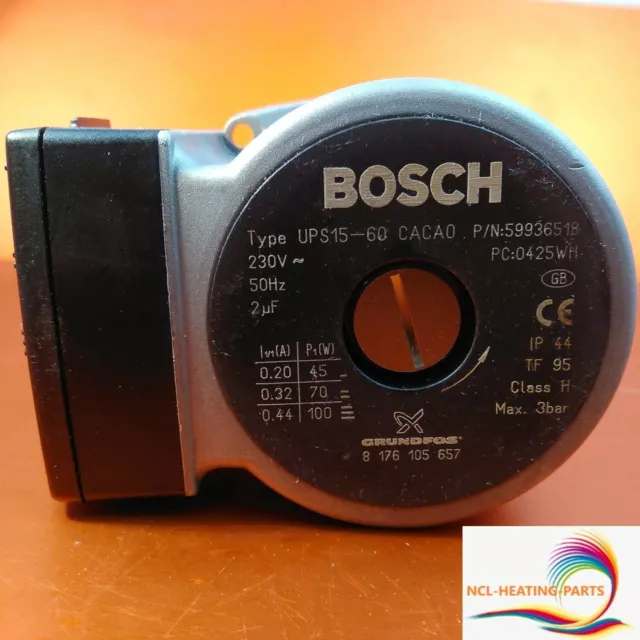 Bosch Worcester Greenstar 24I Junior Pump 15-60 59936518 Geniune 3