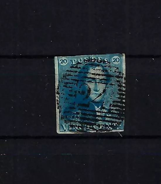 [LM56490] Belgium N°2A Royalty USED P24 Bruxelles COB € 65,00 2ND