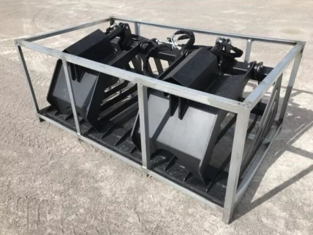 Skid Steer 6 Feet Grapple Bucket Priced Cheap New In Crate
