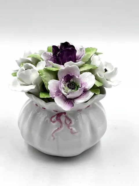 Royal Doulton  "The Floral Collection" Posy Vase - Made in England  c.